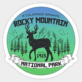 Rocky Mountain National Park Colorado Sticker